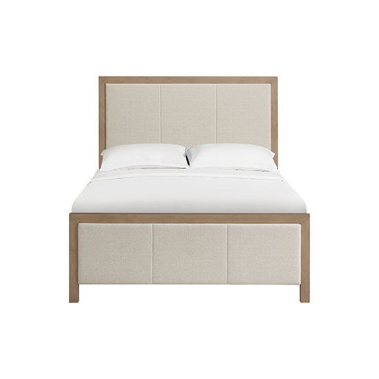 Queen Upholstered Panel Bed