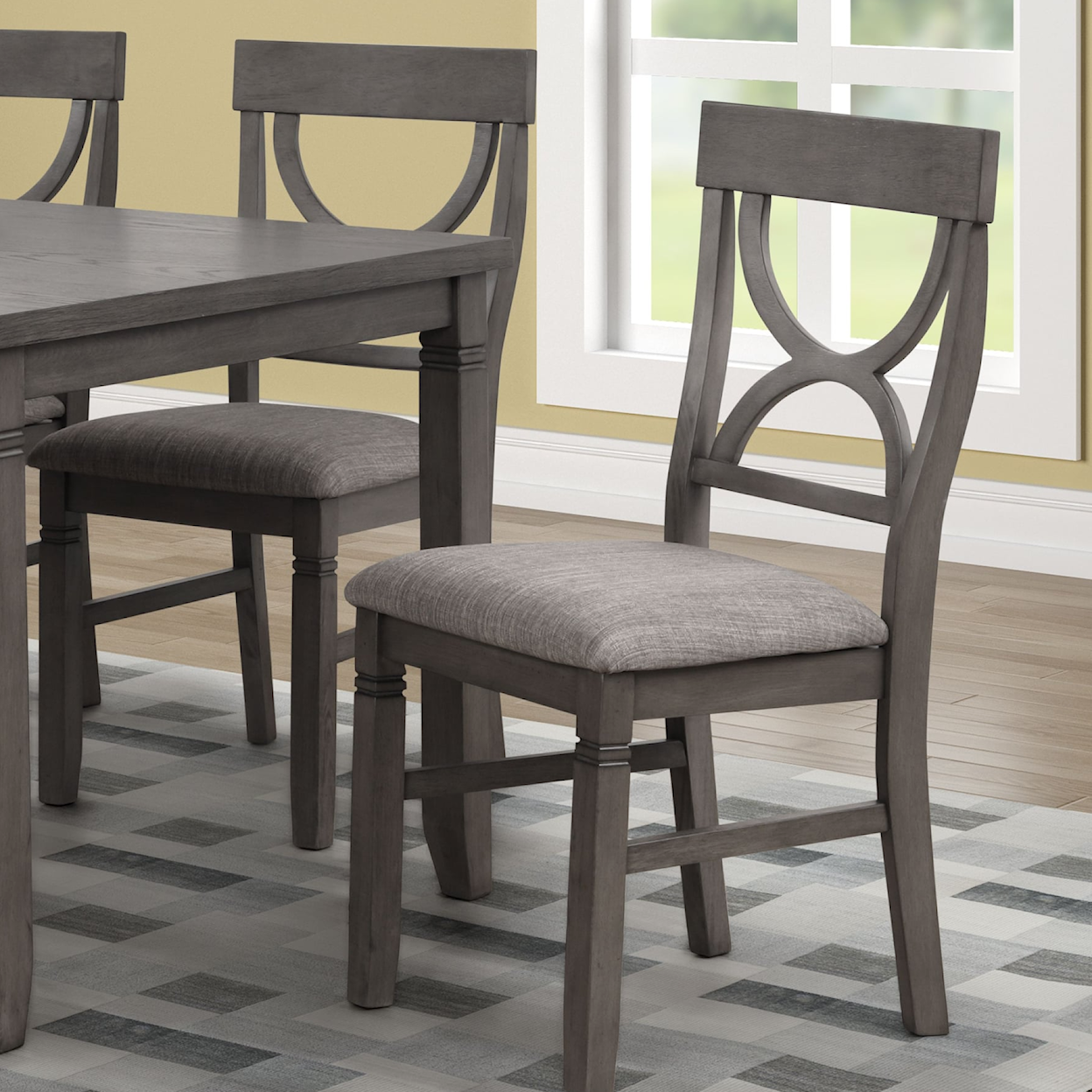 Alex's Furniture 8618D 6PC Dinette w/Bench