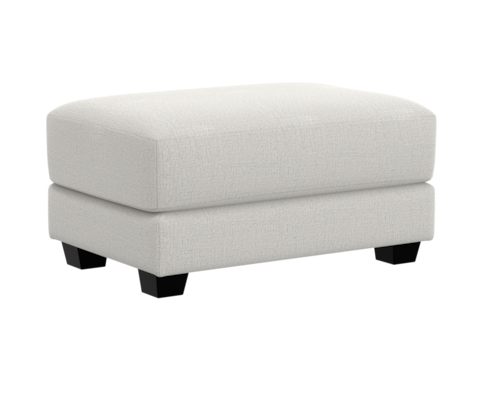 Transitional Rectangular Ottoman