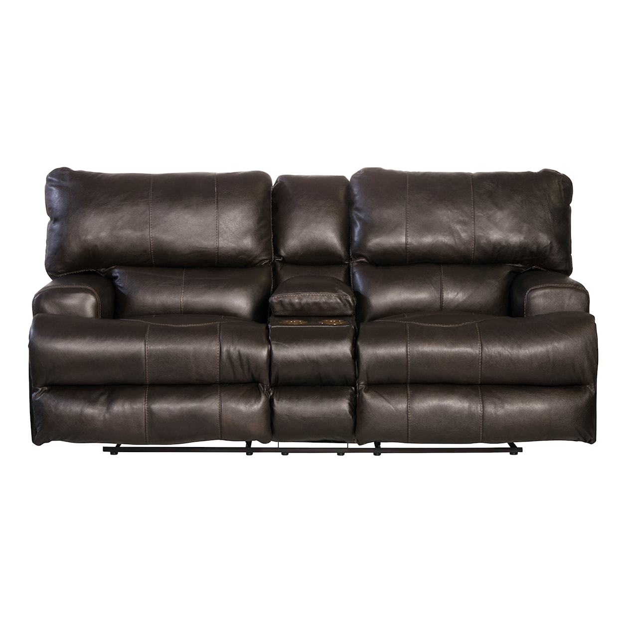 Catnapper 458 Wembley Power Lay Flat Reclining Console Loveseat