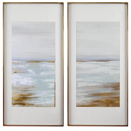 Coastline Framed Prints, S/2