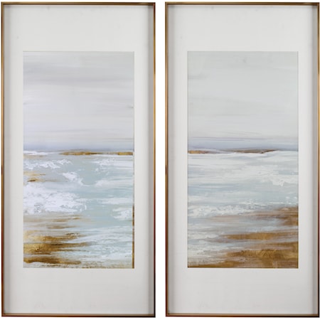 Coastline Framed Prints S/2