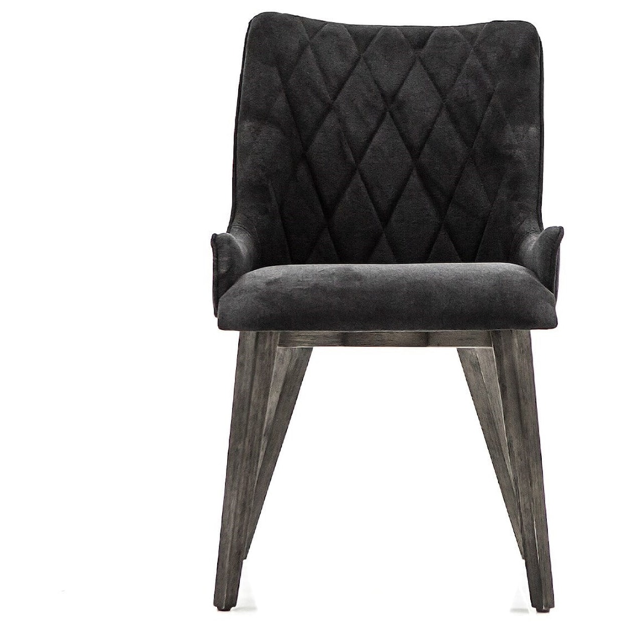 Armen Living Alana Midnight Upholstered Dining Chair