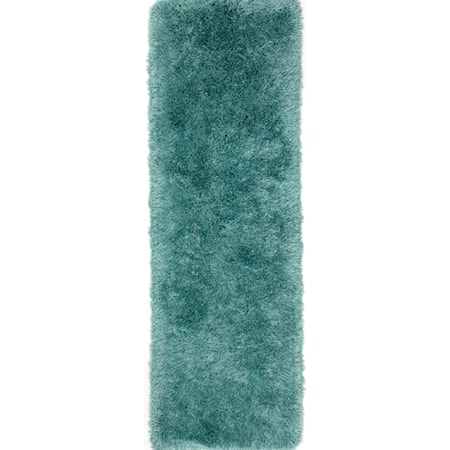 2'3" x 7'6" Teal Runner Rug