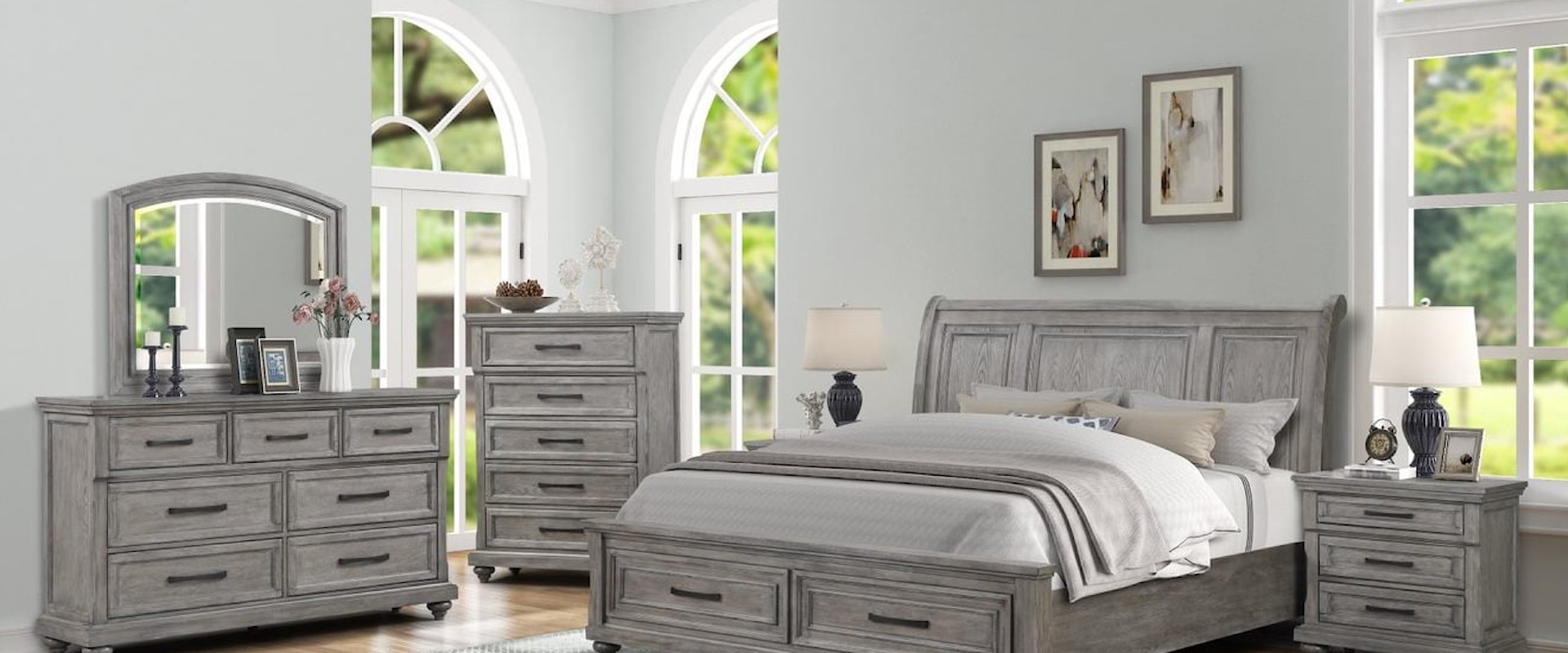 Rustic Queen Bedroom Set