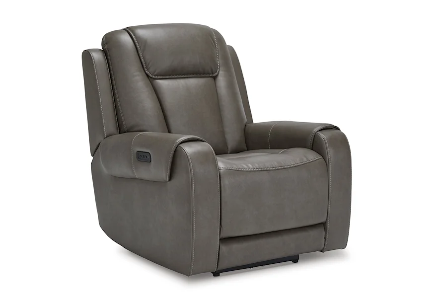 Card Player Power Recliner by Signature Design by Ashley at Furniture and ApplianceMart