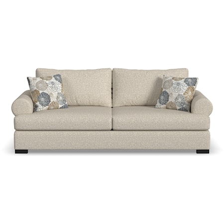 Contemporary Extra Large Two-Seat Sofa