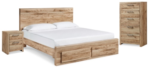 Queen Storage Bed, Chest And Nightstand