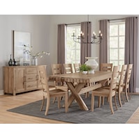 Farmhouse 9-Piece Dining Room Set