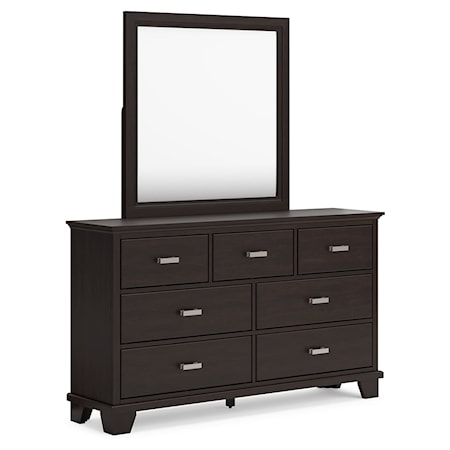 Dresser and Mirror