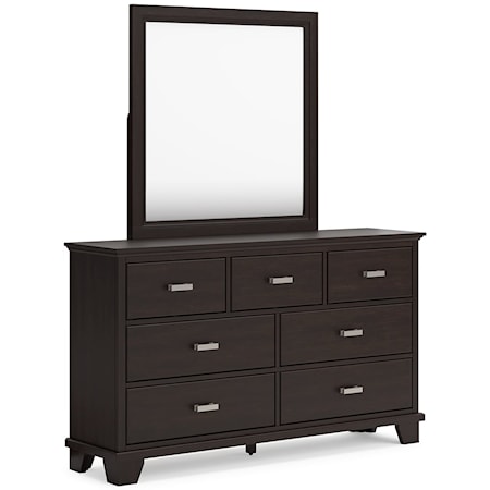 Dresser And Mirror