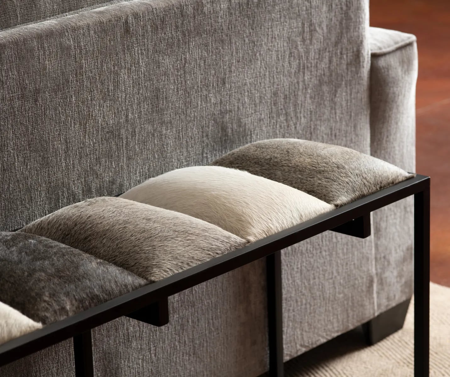 Crestview Collection Hampton Upholstered Bench