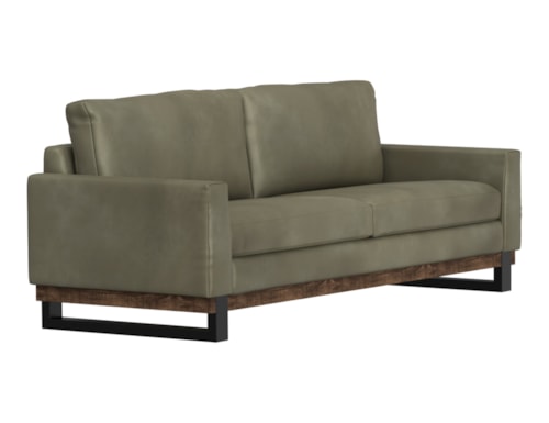 Contemporary Sofa with Track Arms