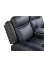 Furniture of America Agata Casual Recliner Loveseat with Cupholders