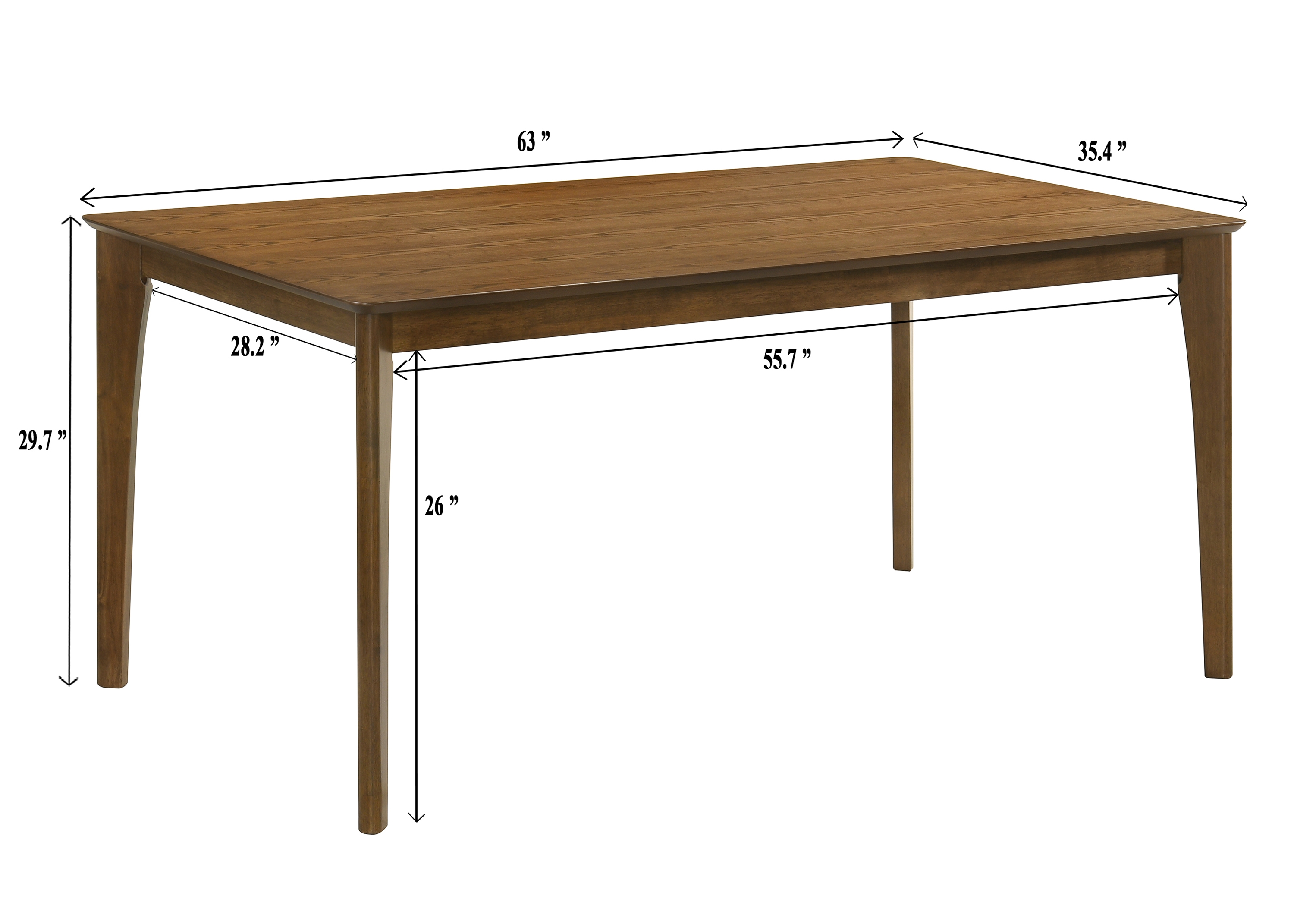 Crown Mark Rolstan Rectangular Dining Table