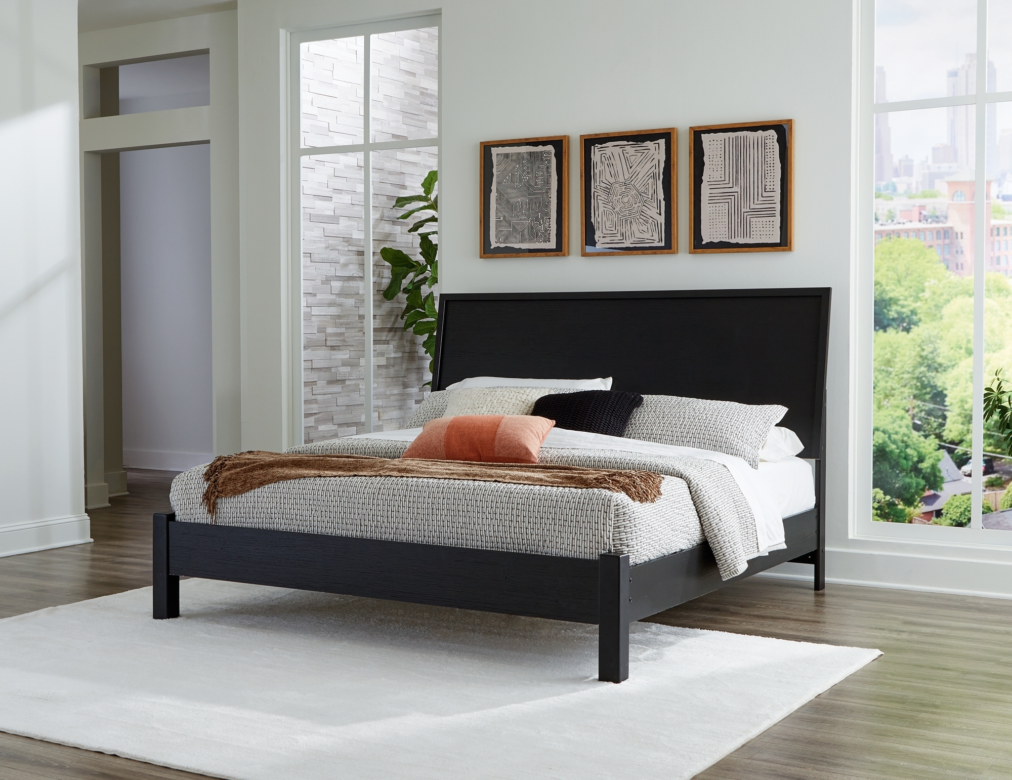 King Panel Bed