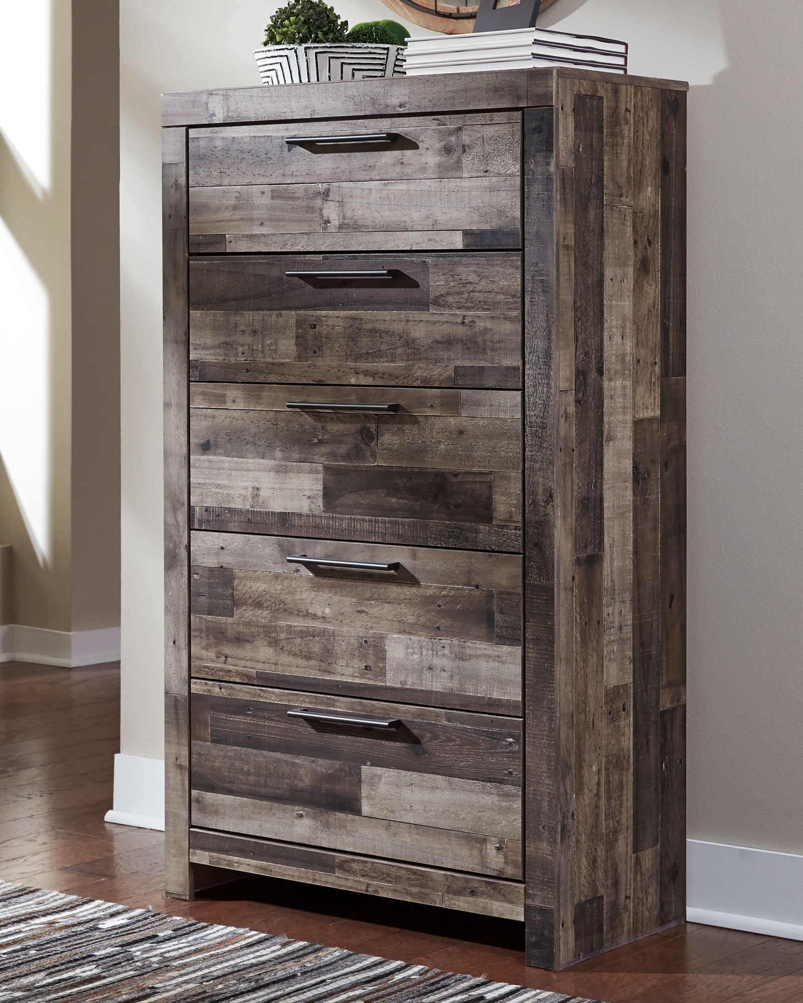 Ashley Derekson Twin Panel Bed And Chest