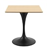 Modway Lippa 28" Square Dining Table