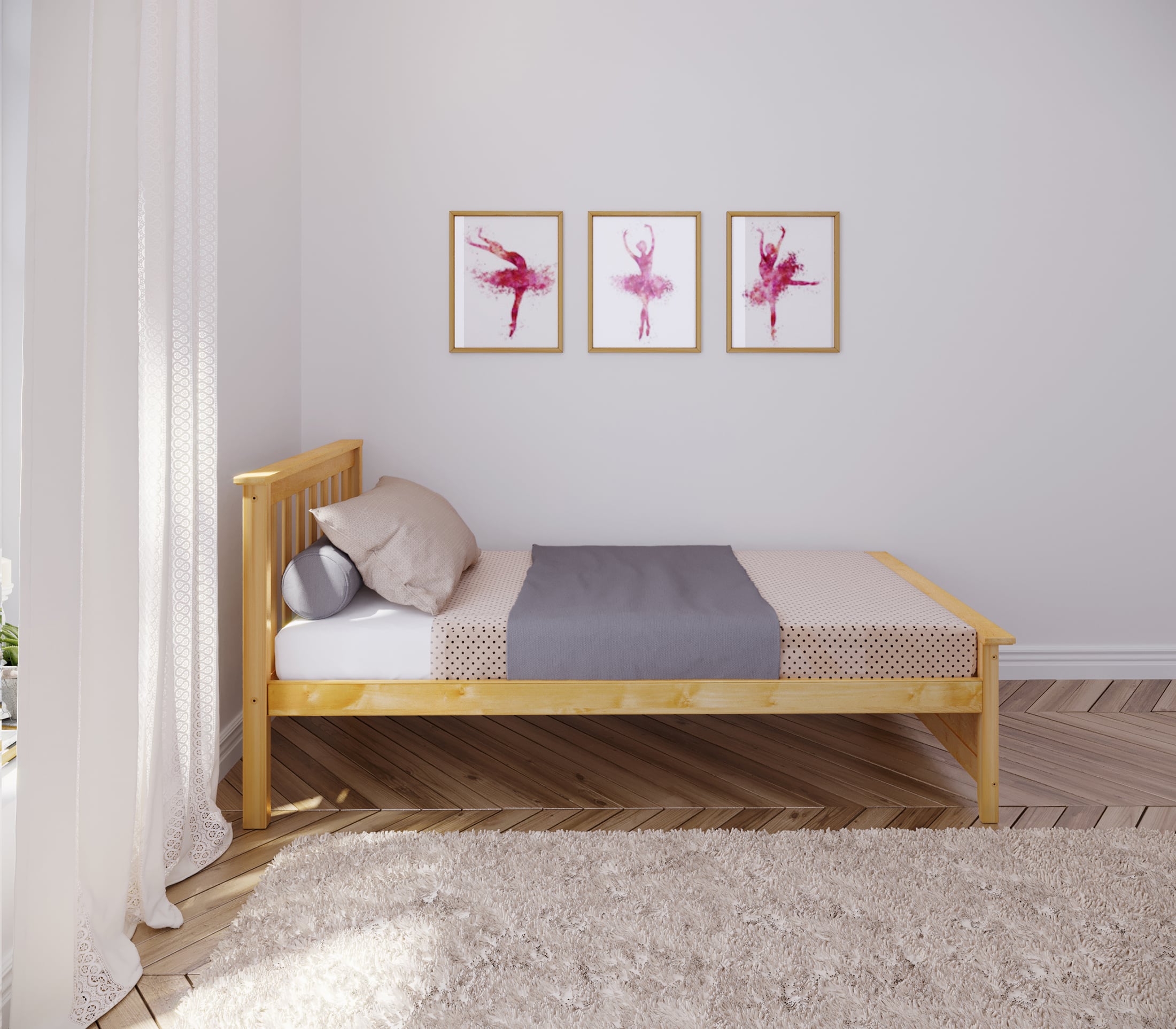 Youth Twin Single Bed in Natural