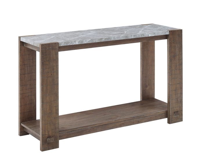 Steve Silver Libby LB100S Libby Farmhouse Sintered Stone Sofa Table