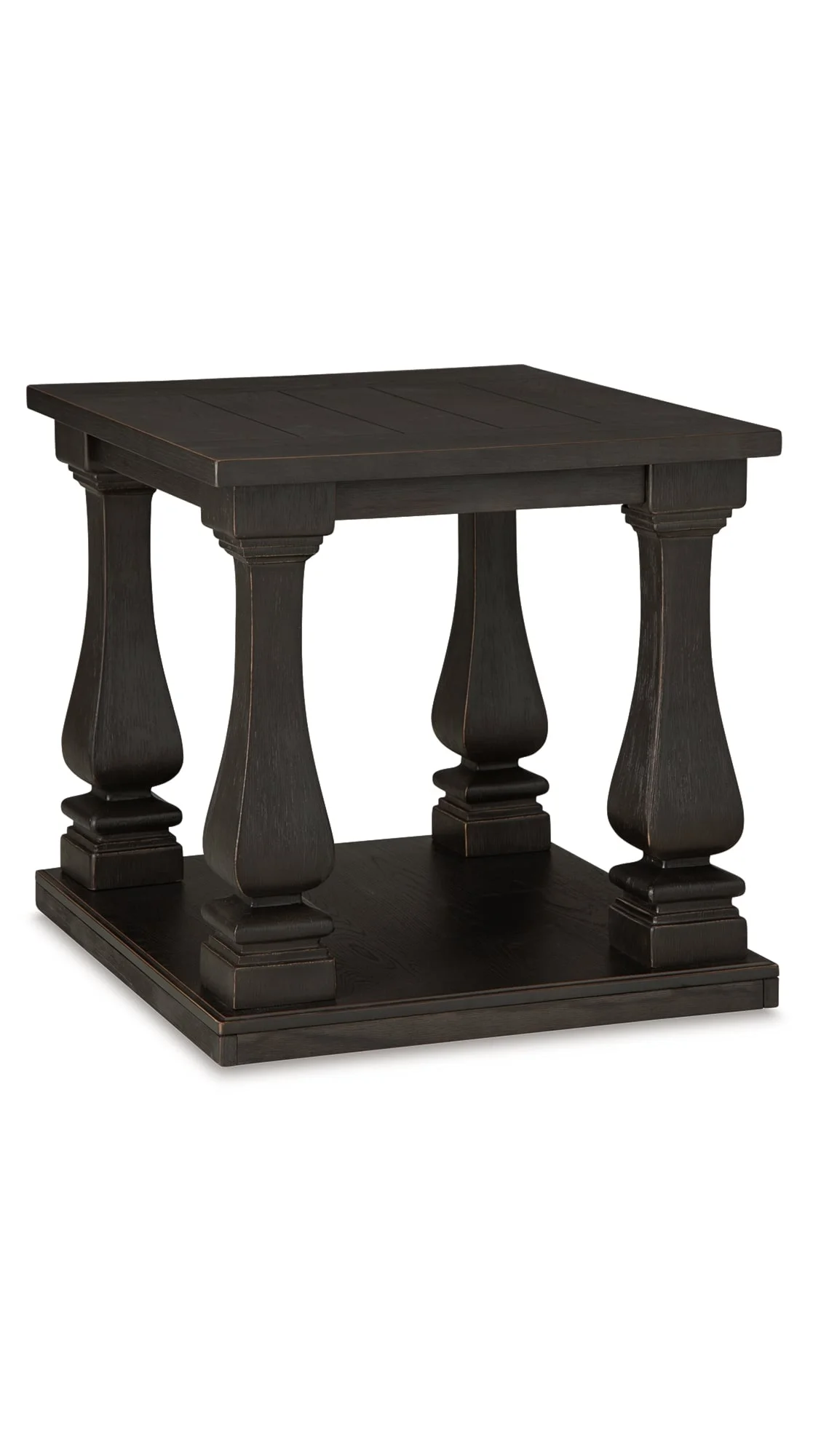 Ashley Signature Design Wellturn T749 3 Traditional End Table With Lower Shelf Dunk And Bright 3465