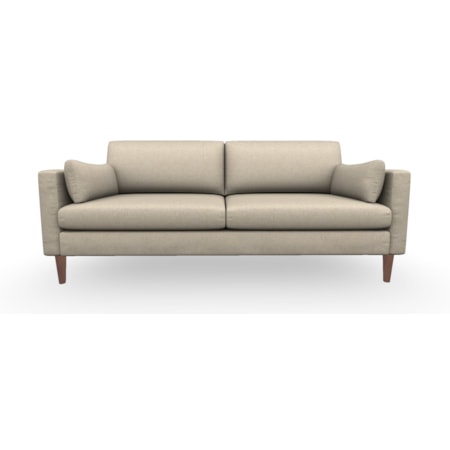 Stationary Sofa With Two (2) Pillows