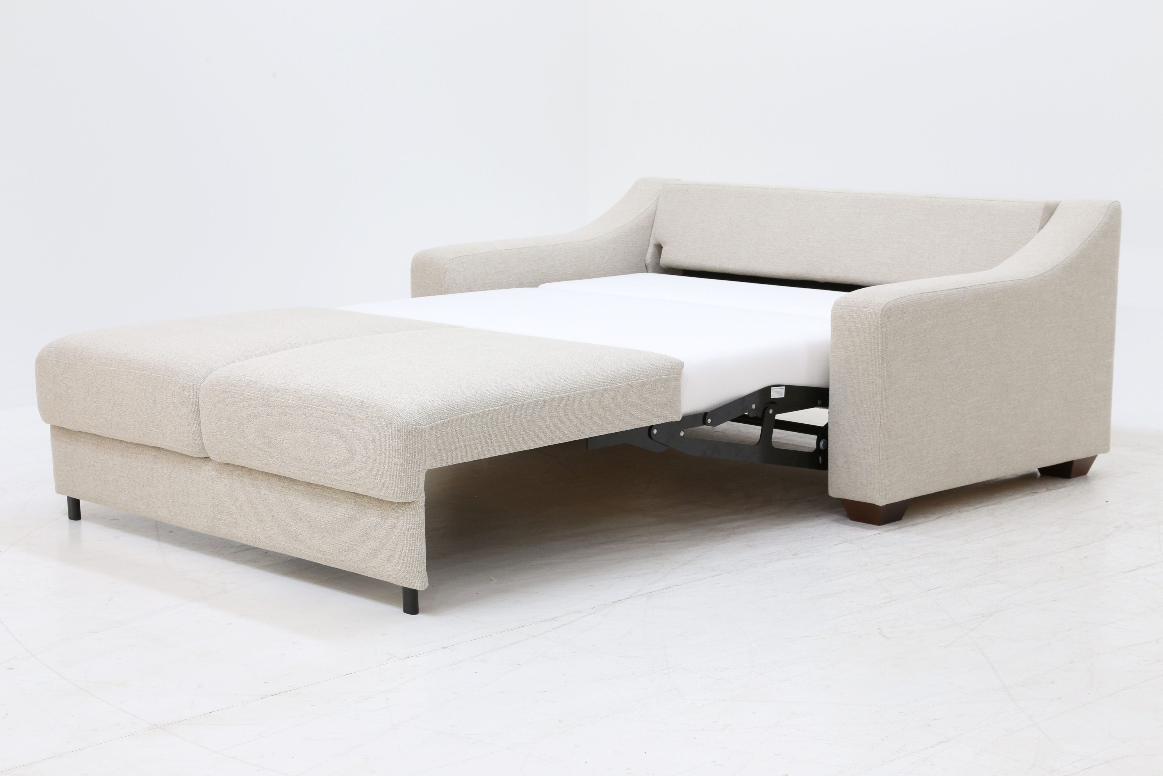 Sloping Track-Arm Loveseat Full Sleeper