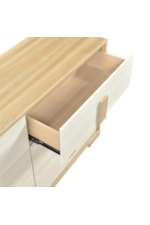 Homelegance Sterling Contemporary 6-Drawer Dresser with Board Handles