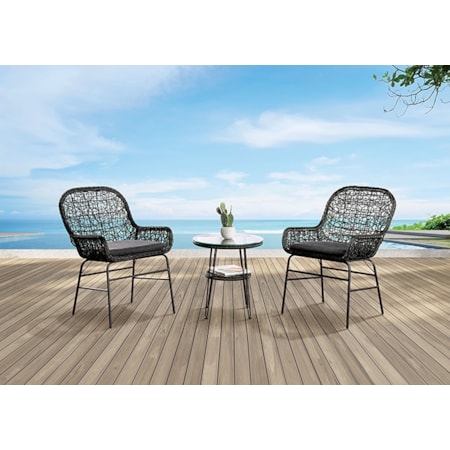 3-Piece Outdoor Conversation Set