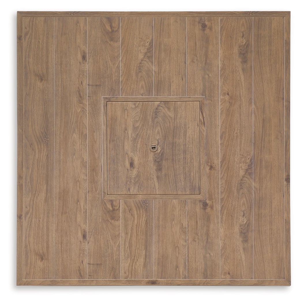 Signature Design by Ashley Walton Bridge Outdoor Bar Table With Fire Pit