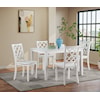 New Classic Furniture Trellis White Dining Chair