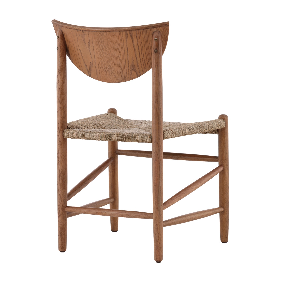 Furniture Classics Simpson Accent Chair with Hand-woven Seagrass Seat