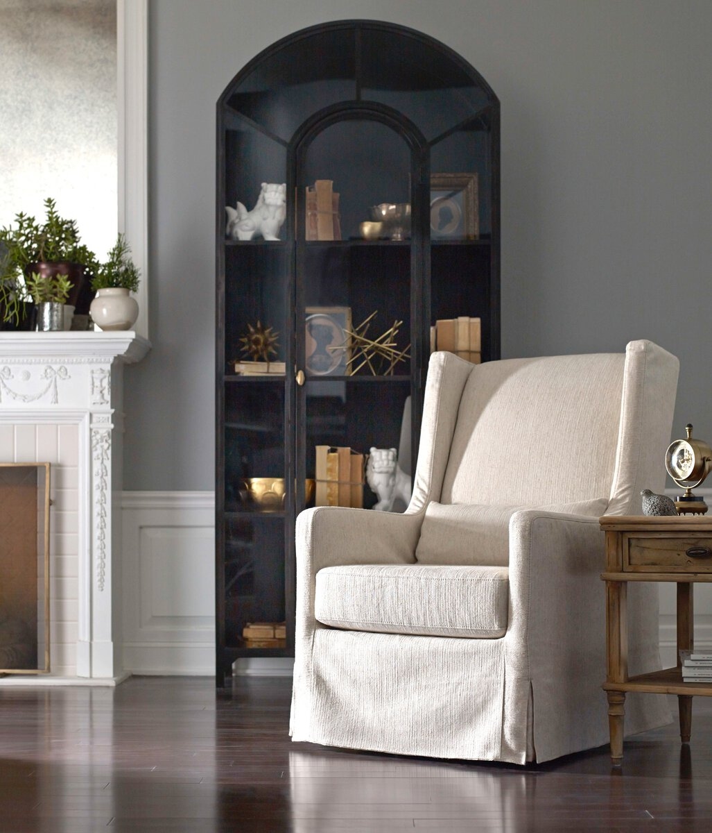 Four Hands Belmont VBEL Arched Metal Cabinet