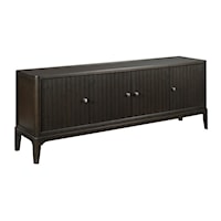 Transitional 4-Door Entertainment Console