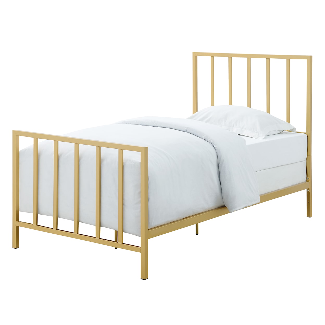 Accentrics Home Fashion Beds Twin Metal Bed
