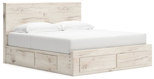 King Panel Storage Bed