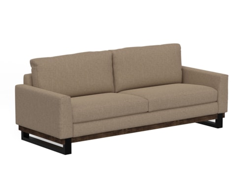 Contemporary Sofa with Track Arms