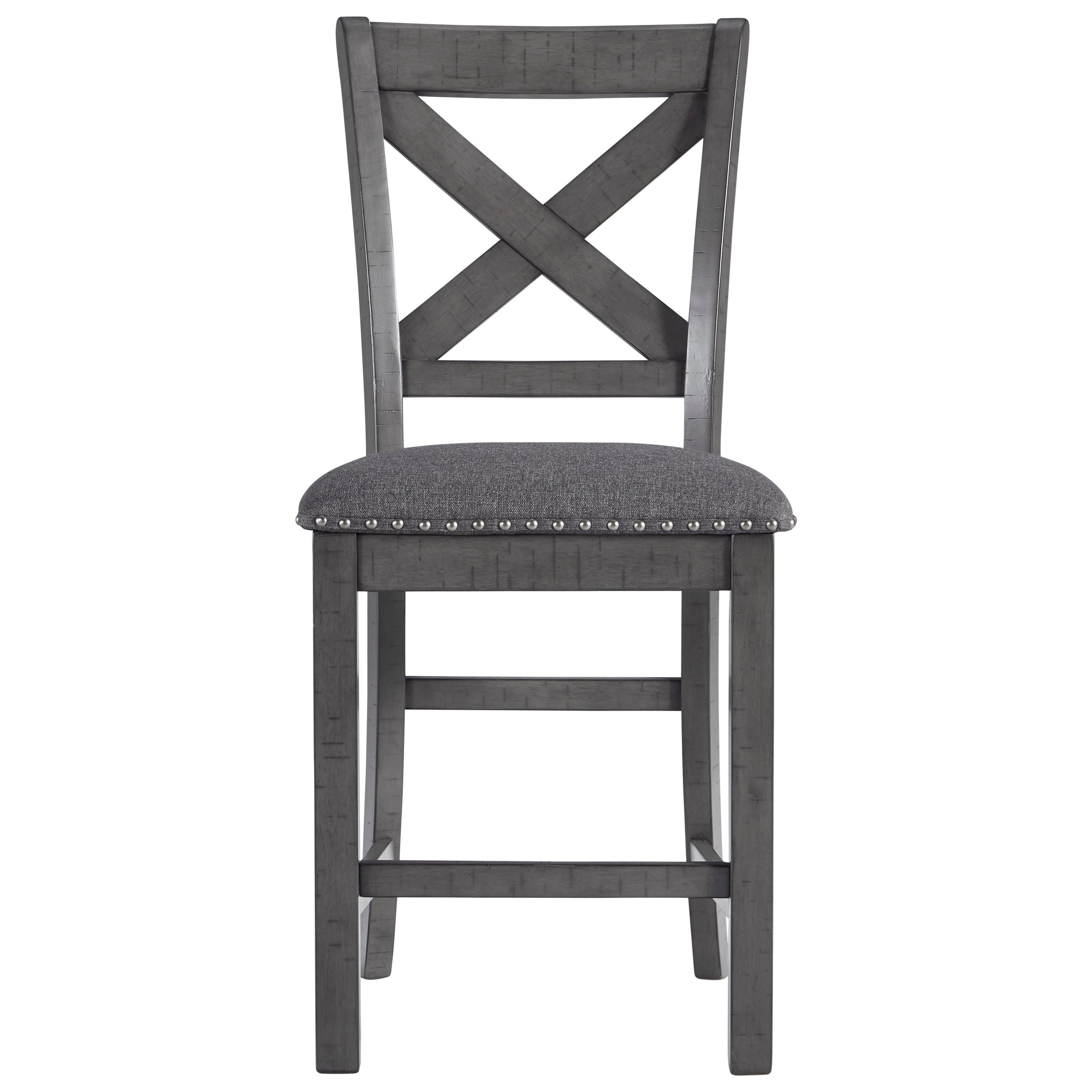 white slat back chair