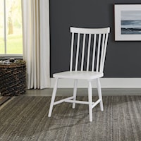 Modern Farmhouse Spindle Back Dining Side Chair 
