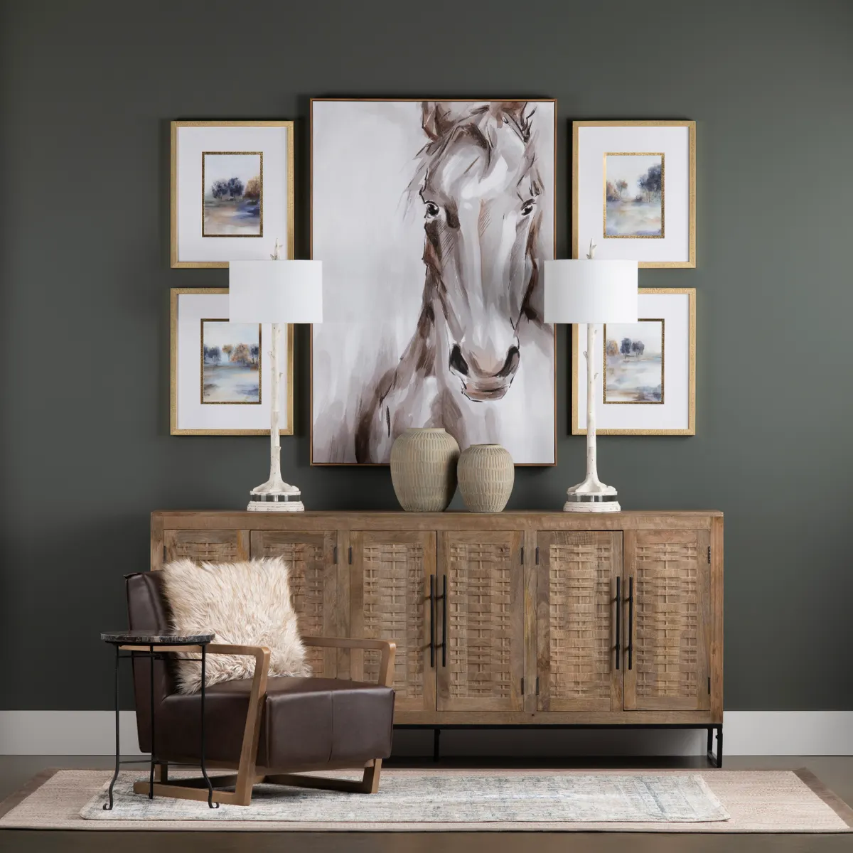 Fulton Framed Canvas Painting