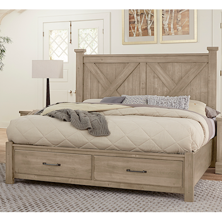 Queen Panel Bed