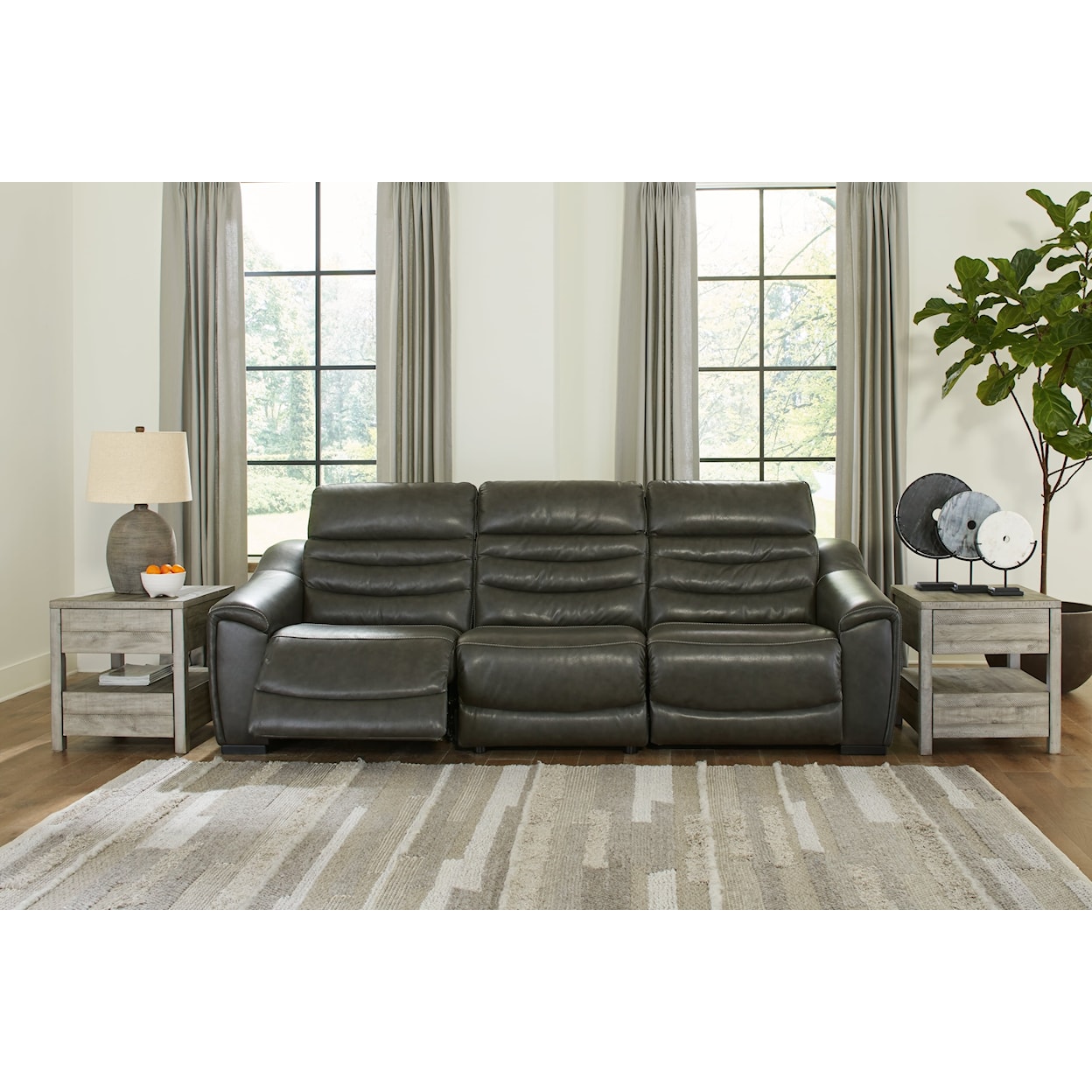 Signature Design Center Line Reclining Sectional