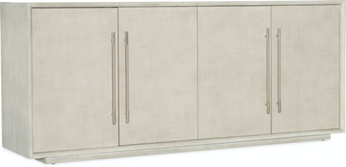 Contemporary 4-Door Entertainment Console
