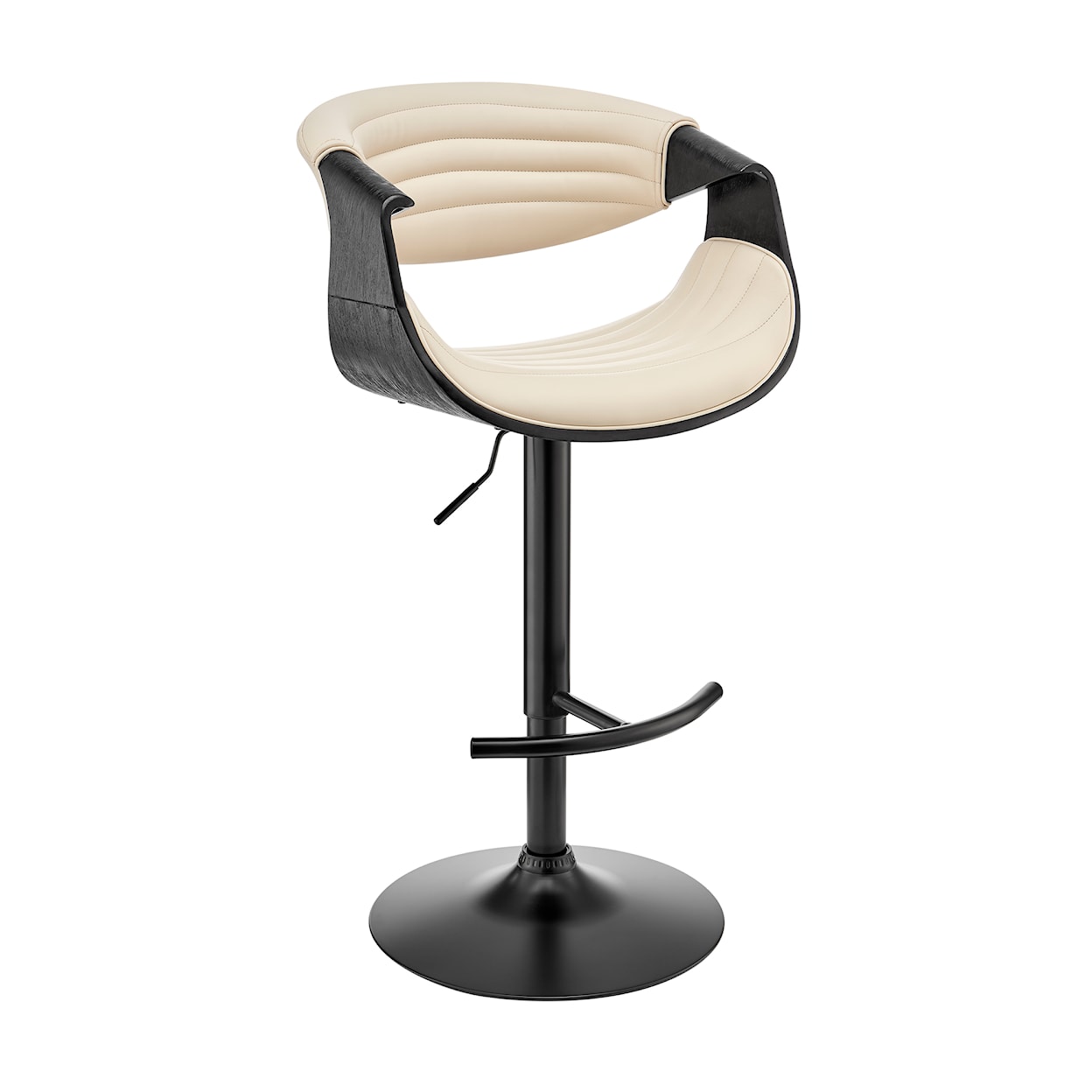 Armen Living Gionni Upholstered Swivel Bar Stool