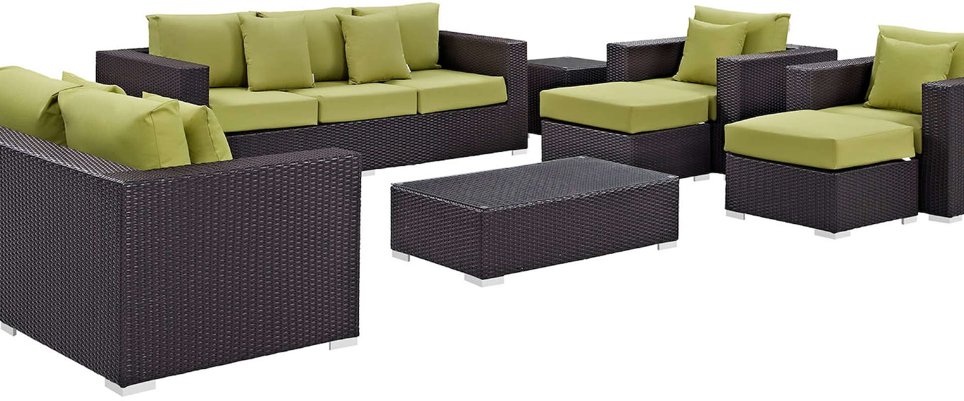 9 Piece Outdoor Patio Sofa Set