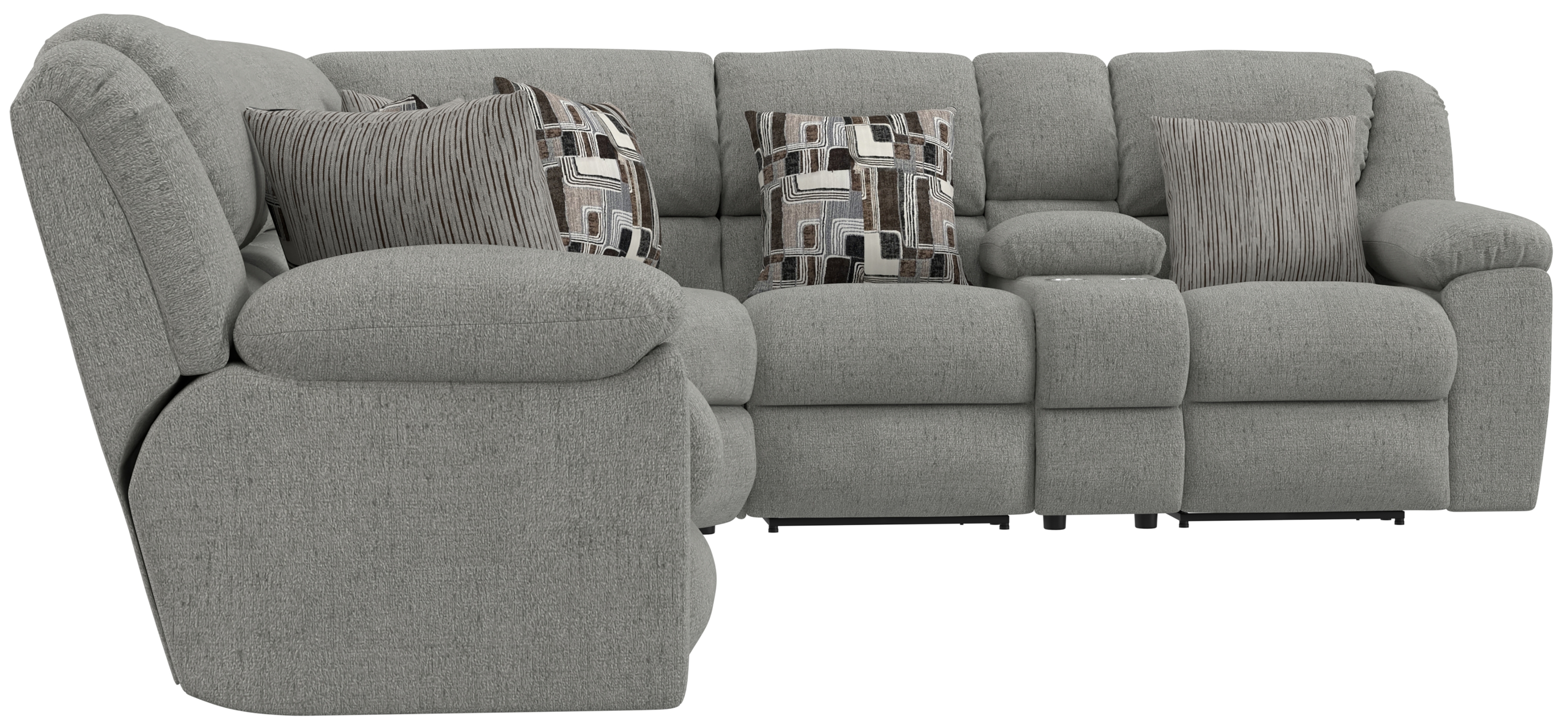 3-Piece Reclining Sectional Sofa