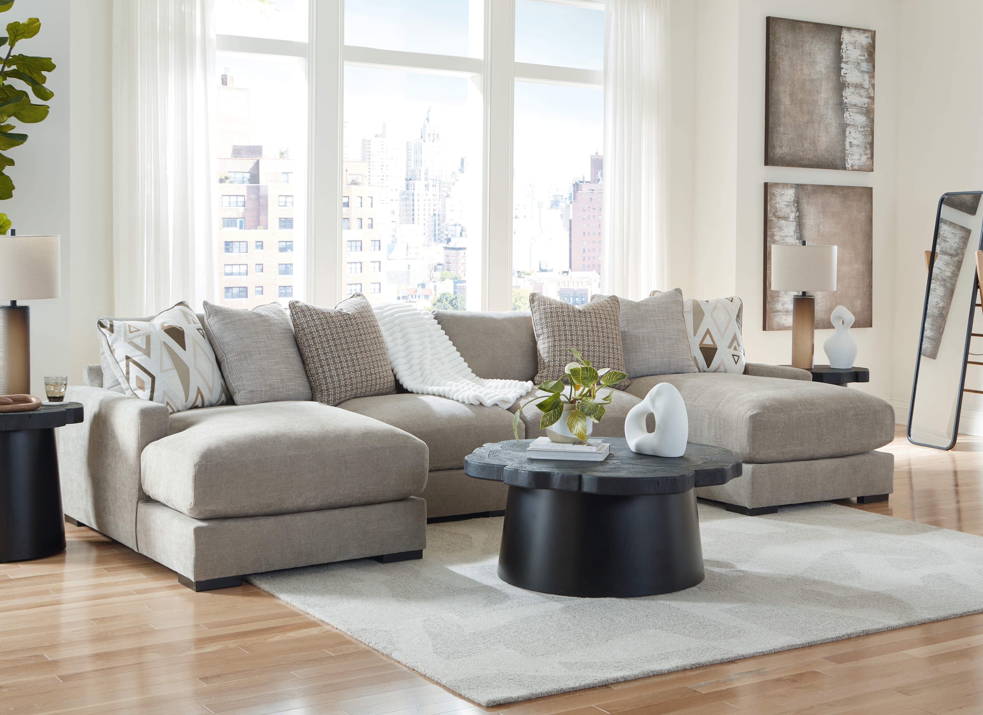 4-Piece Sofa Pit Sectional