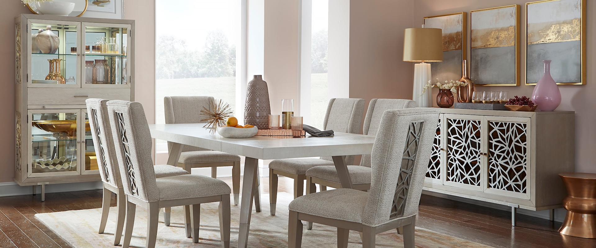 Contemporary 7-Piece Dining Room Set