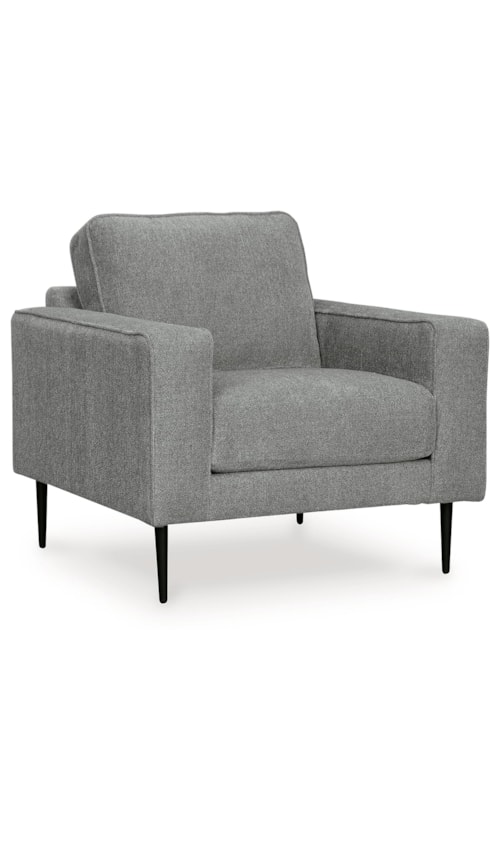 Contemporary Accent Chair with Metal Legs