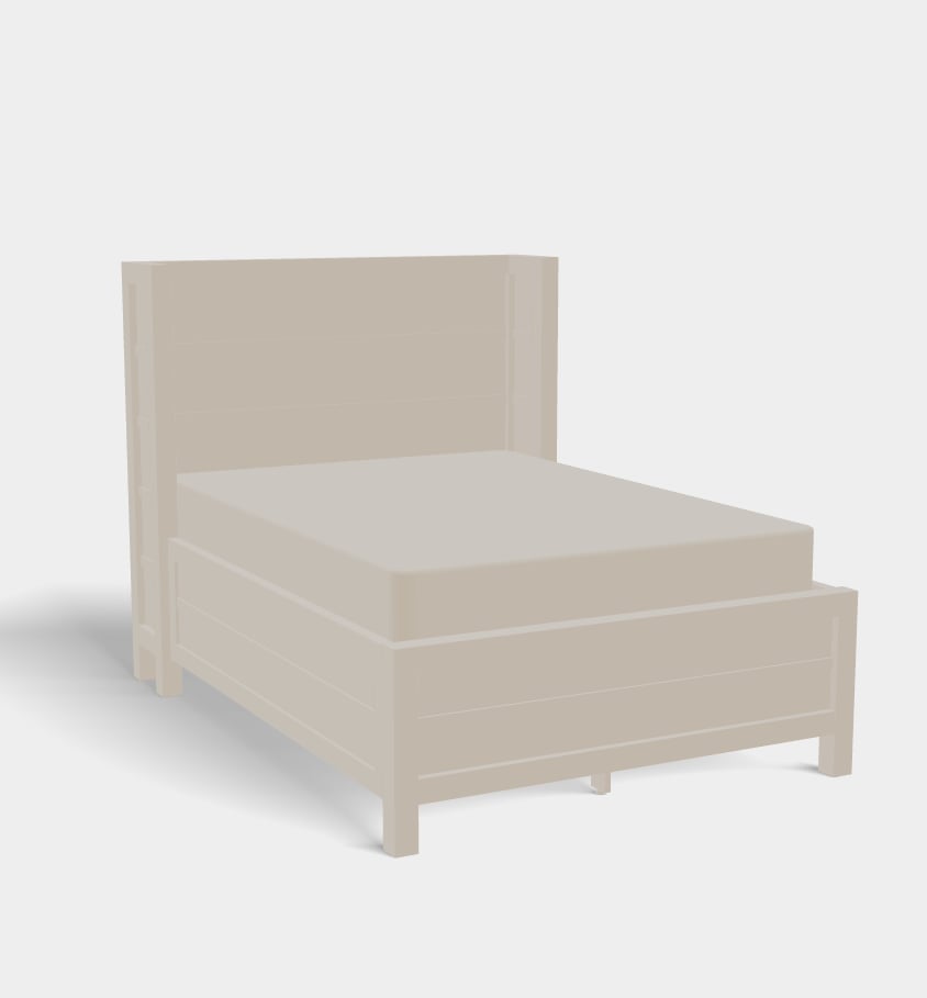 Full Low Footboard Shelter Panel Bed